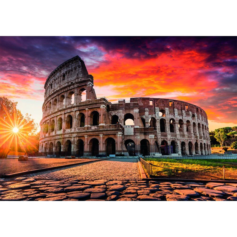 Puzzle Roman Sunset High Quality 1000Pzs