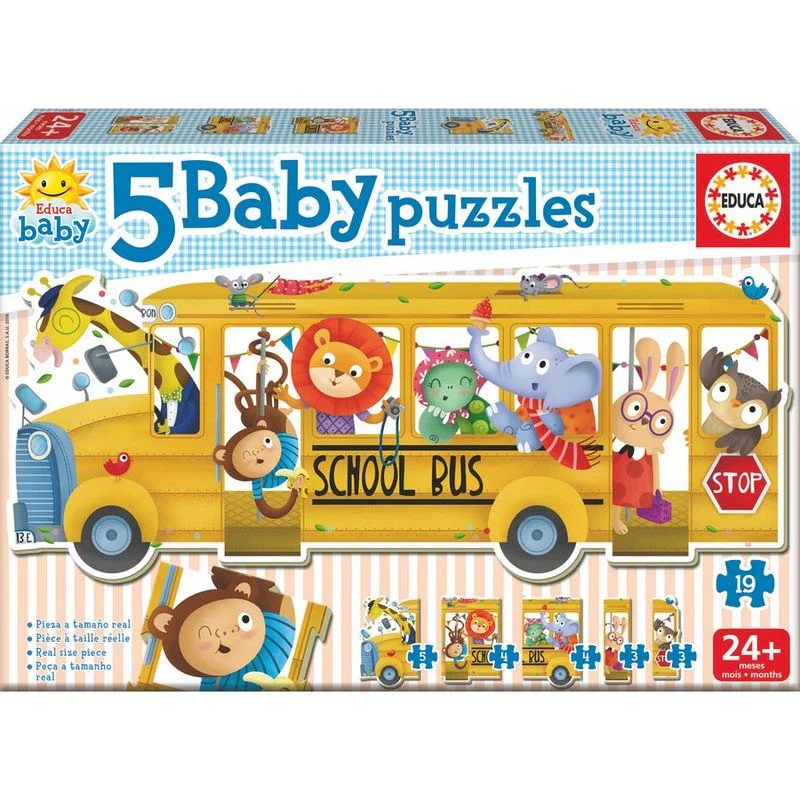 Puzzle School Bus 2-5Pzs - Image 3