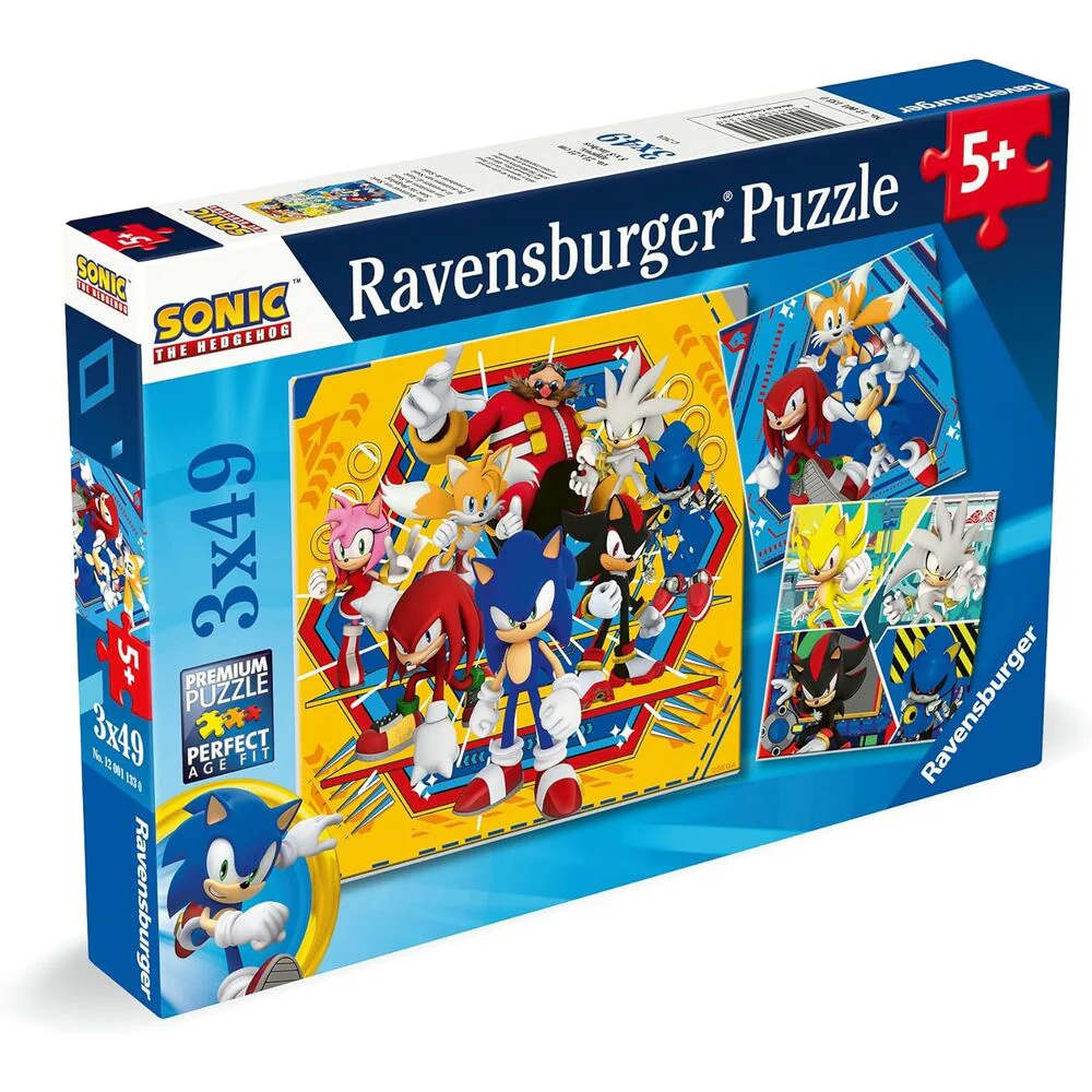Puzzle Sonic The Hedgehog 3X49pzs - Image 2