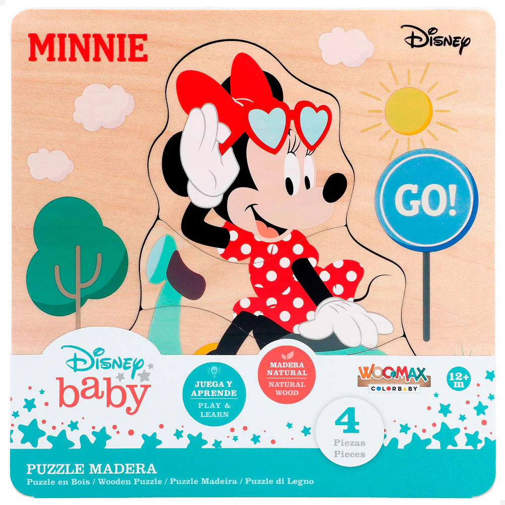 Puzzle Surtido Madera Mickey Minnie Disney - Image 2