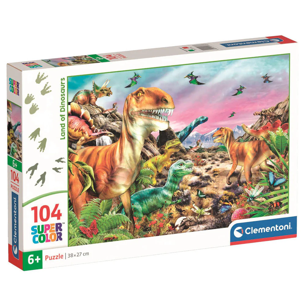 Puzzle Tierra De Dinosaurios 104Pzs