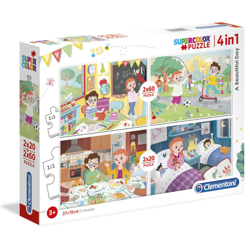 Puzzle Un Buen Dia 2X20pzs 2X60pzs - Image 2