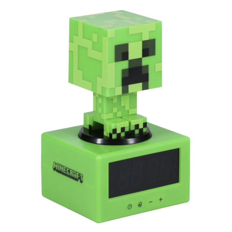 Reloj Despertador Creeper Minecraft 16Cm