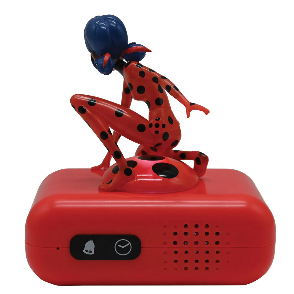 Reloj Despertador Luz Nocturna 3D Prodigiosa Lady Bug - Image 2