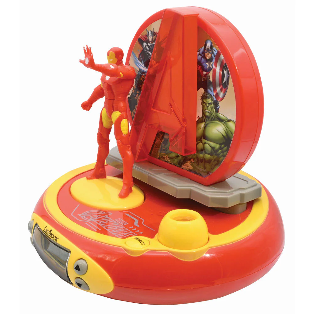 Reloj Despertador Proyector 3D Iron Man Vengadores Avengers Marvel - Image 2