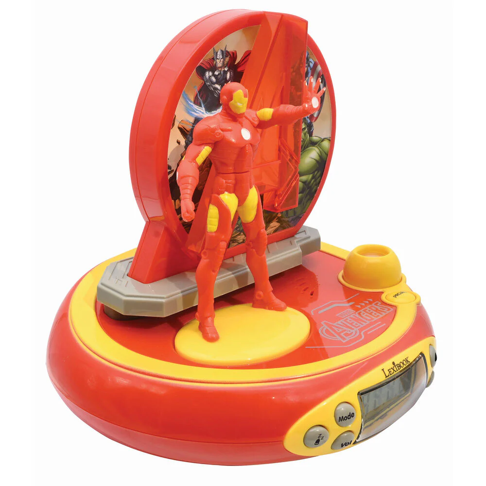 Reloj Despertador Proyector 3D Iron Man Vengadores Avengers Marvel - Image 5