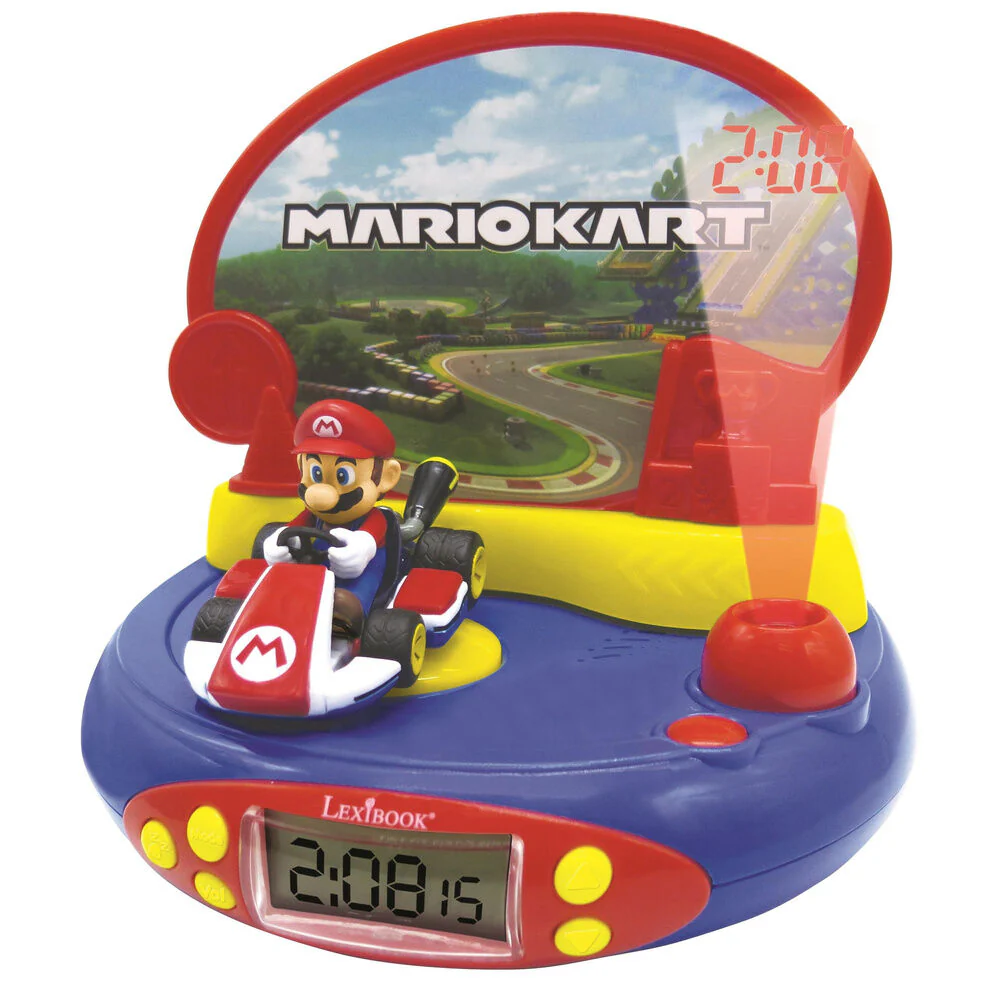 Reloj Despertador Proyector 3D Mario Kart Nintendo - Image 2