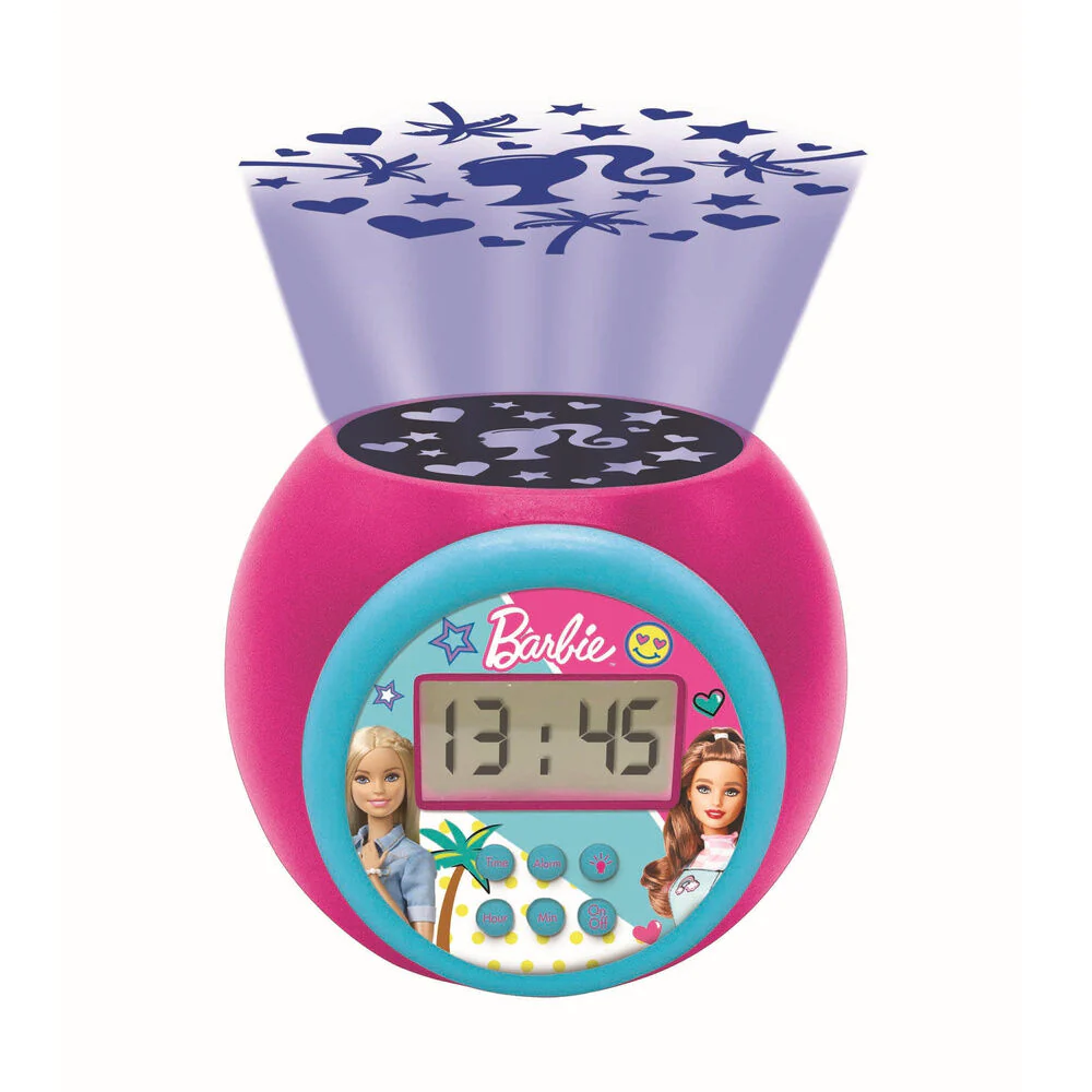 Reloj Despertador Proyector Barbie - Image 2