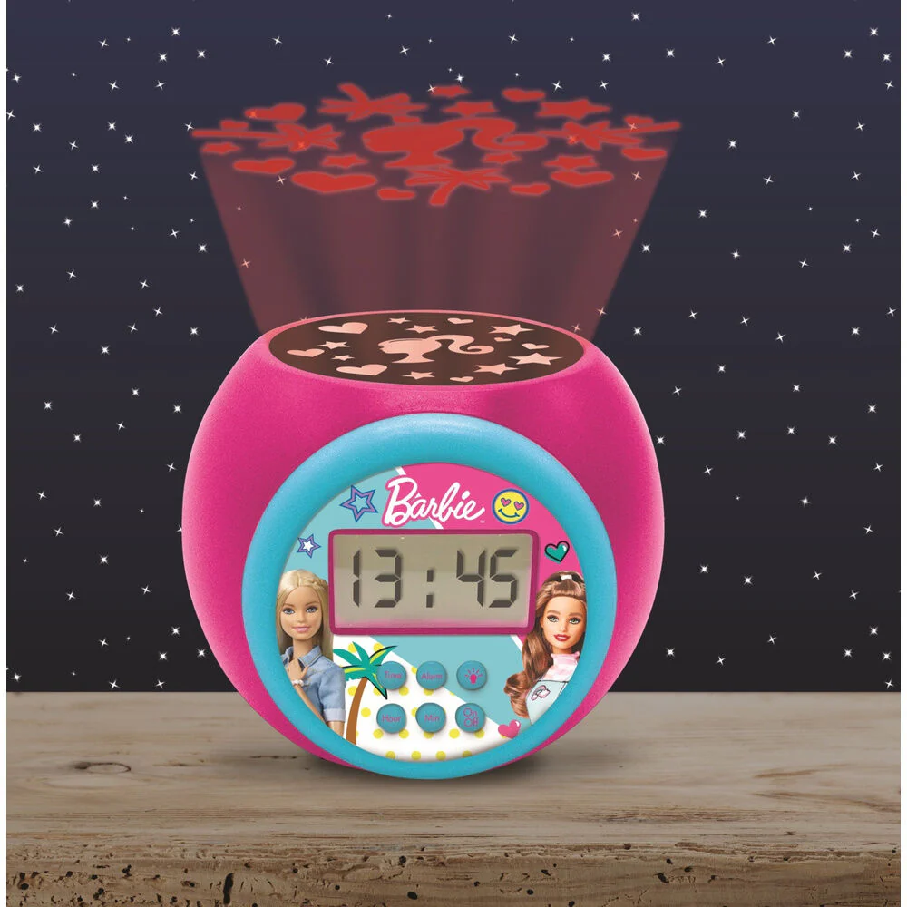 Reloj Despertador Proyector Barbie - Image 5