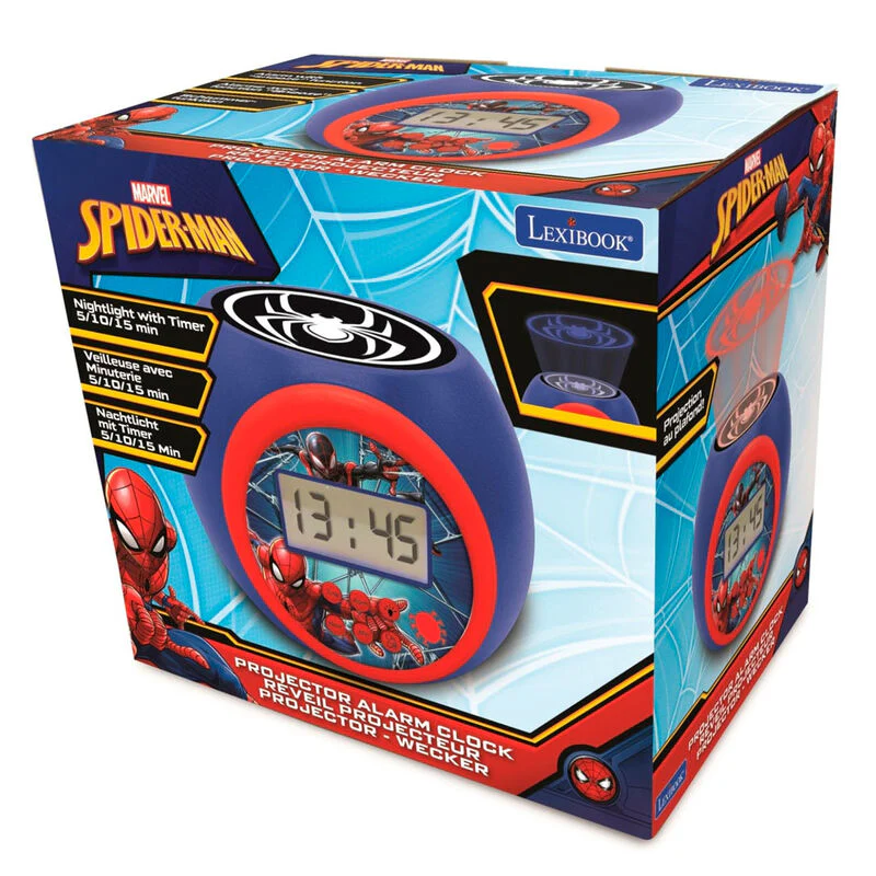 Reloj Despertador Spiderman Marvel