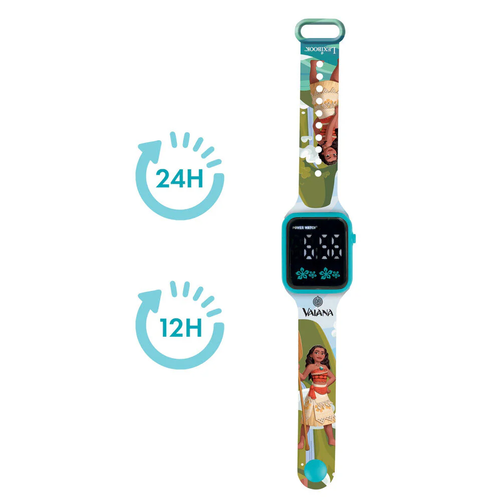 Reloj Digital Led Vaiana Moana Disney