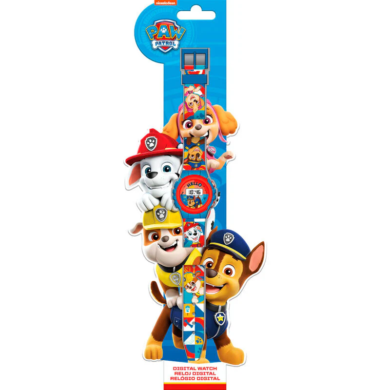 Reloj Digital Patrulla Canina Paw Patrol
