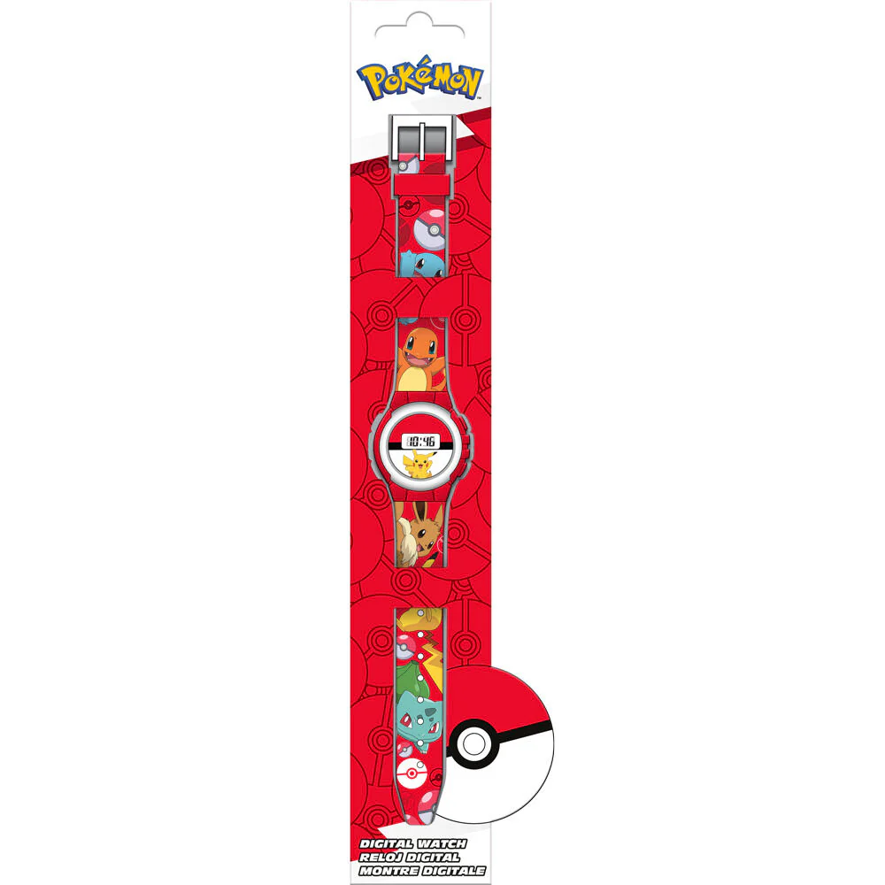 Reloj Digital Pokemon