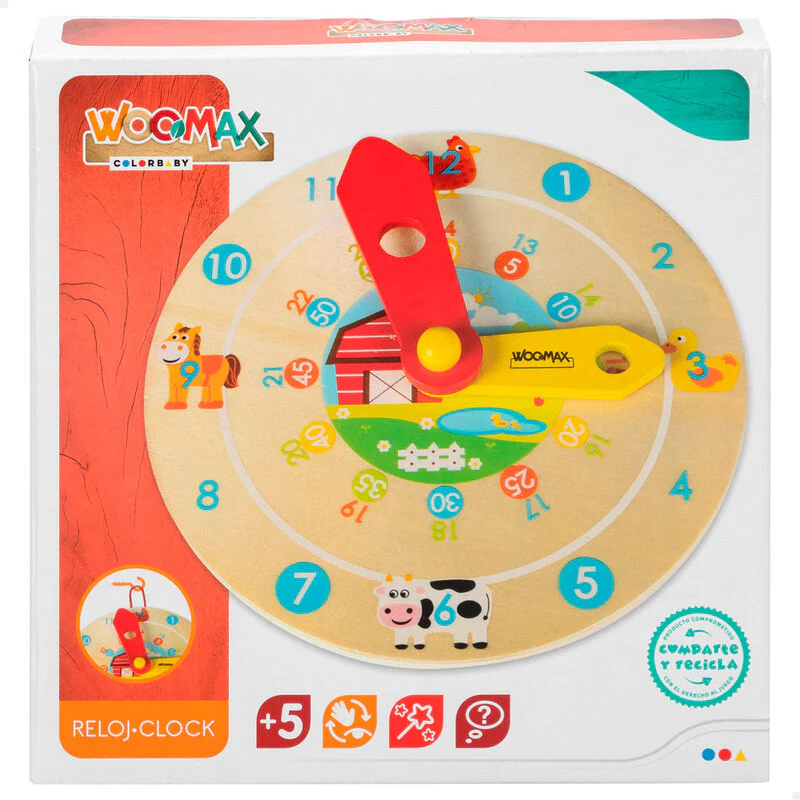 Reloj Educativo Madera - Image 2