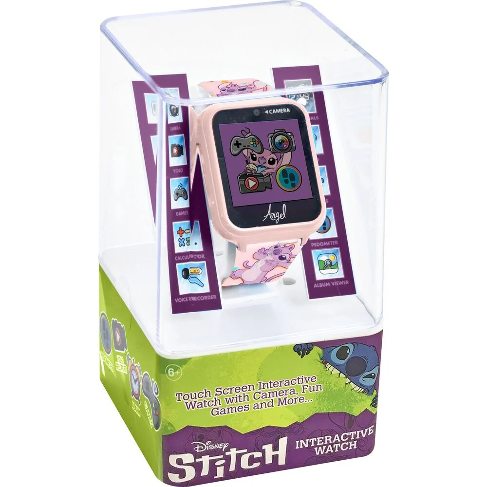 Reloj Inteligente Angel Stitch Disney