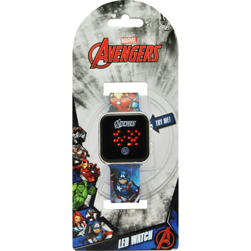 Reloj Led Vengadores Avengers Marvel