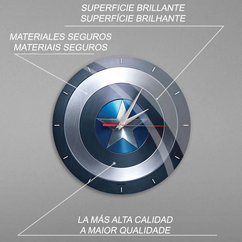 Reloj Pared Capitan America Marvel - Image 4