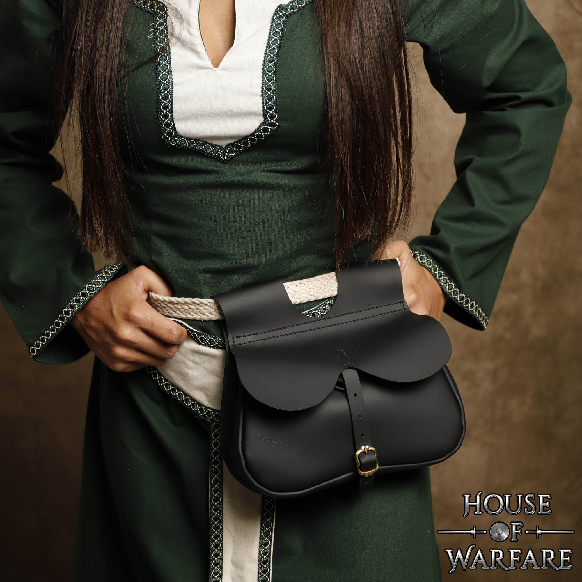 Riñonera Medieval Tardía de Cuero Auténtico - Image 15