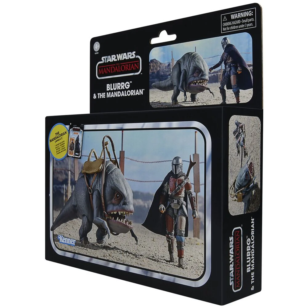 Set 2 Figuras Blurrg & Mandalorian - The Mandalorian Star Wars 9,5Cm - Image 15