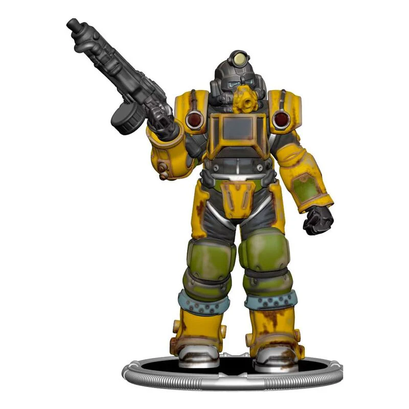 Set 2 Figuras Excavator & Vault Boy Gun Fallout 7Cm - Image 3