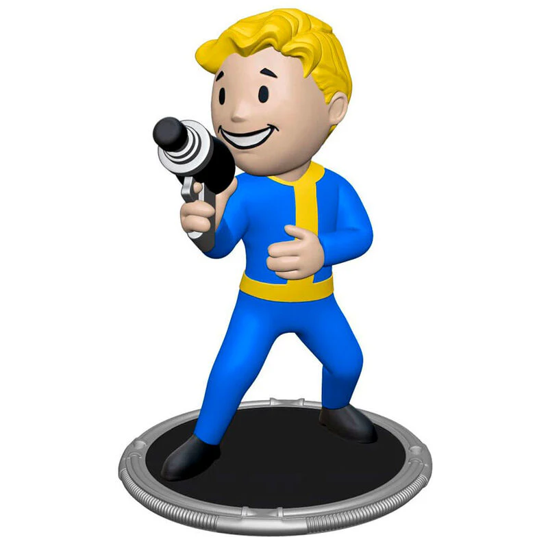 Set 2 Figuras Excavator & Vault Boy Gun Fallout 7Cm - Image 4
