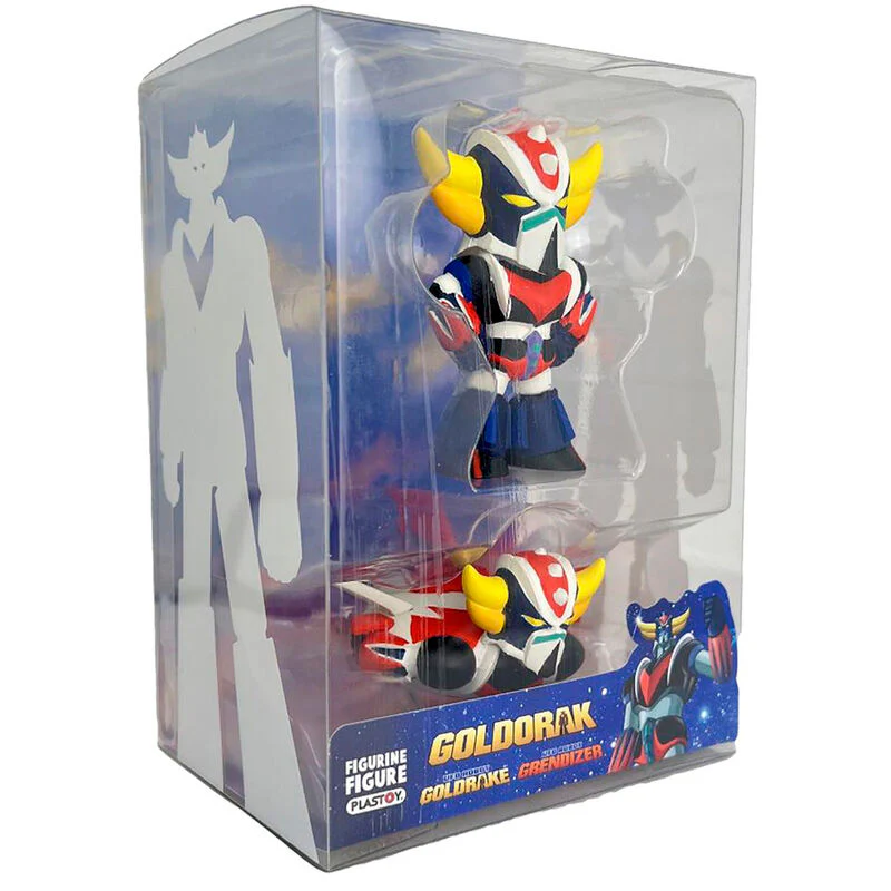 Set 2 Figuras Goldorak Spazer & Goldorak Grendizer Standing Goldorak 6Cm