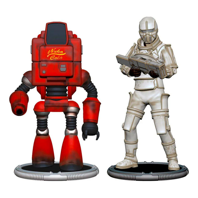 Set 2 Figuras Nukatron & Synth Fallout 7Cm - Image 2