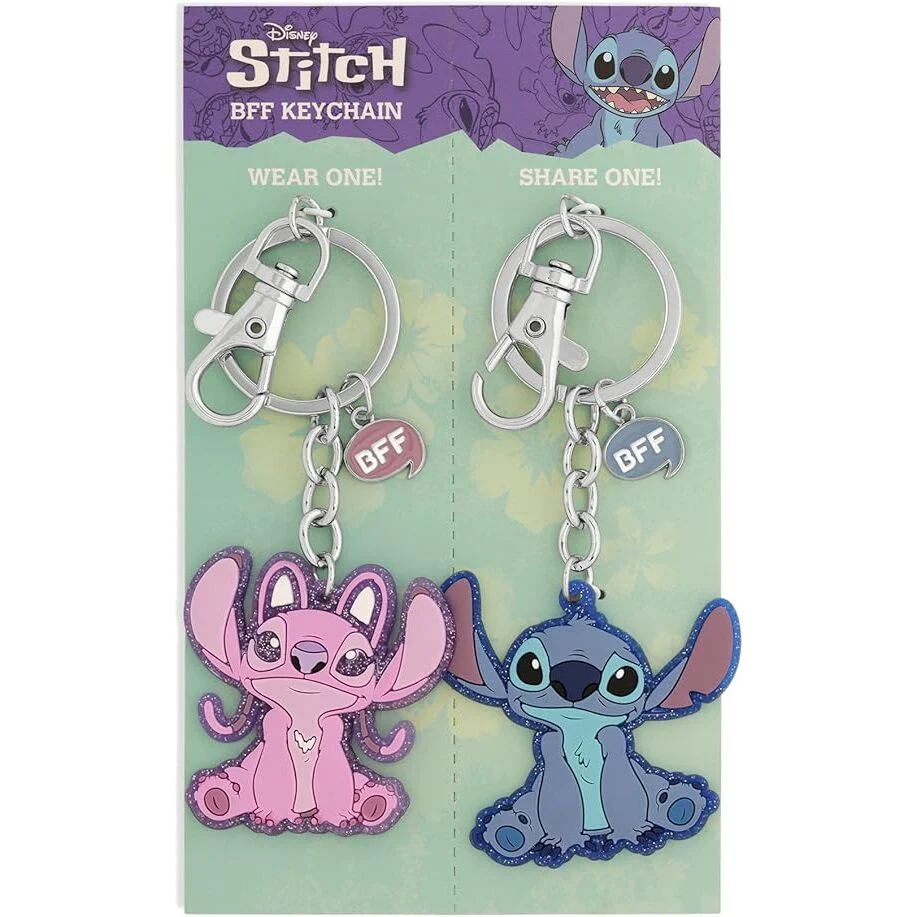 Set 2 Llaveros Angel & Stitch Disney - Image 2