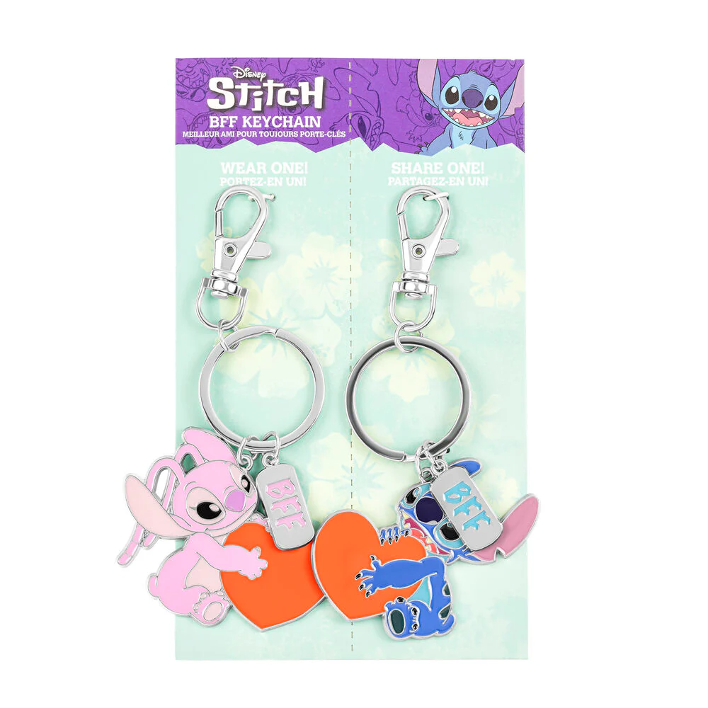 Set 2 Llaveros Angel & Stitch Disney - Image 3