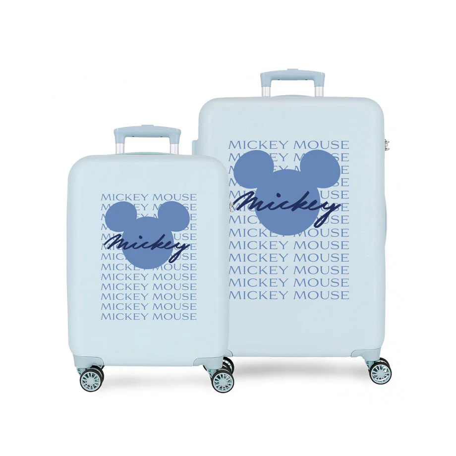 Set 2 Maletas Trolley Abs Have A Good Time Mickey Disney