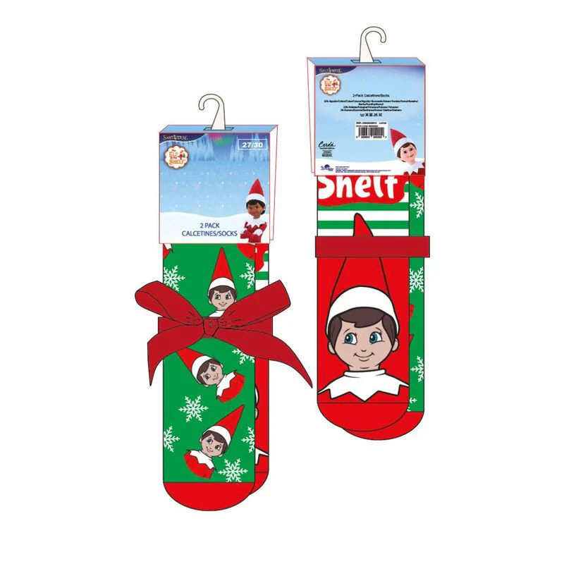Set 2 Pares Calcetines The Elf On The Shelf