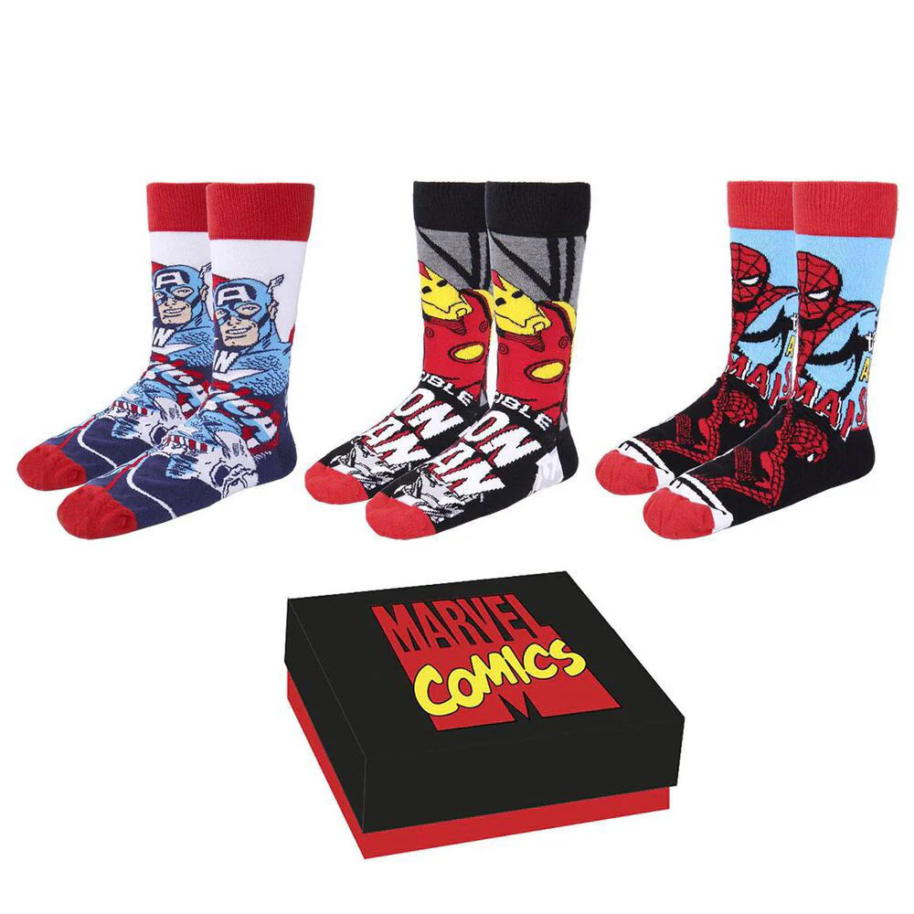 Set 3 Calcetines Marvel