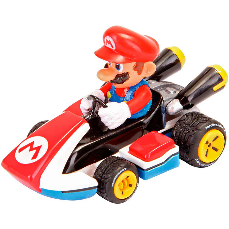 Set 3 Coches Pull Speed Mario Kart 8 Mario Luigi Yoshi - Image 2
