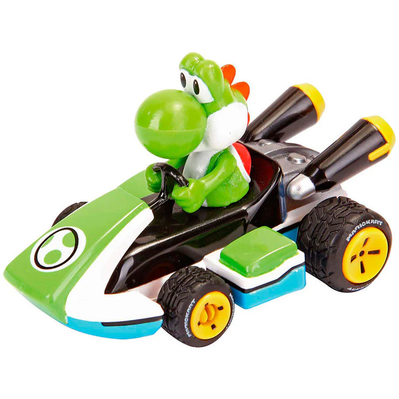 Set 3 Coches Pull Speed Mario Kart 8 Mario Luigi Yoshi - Image 3