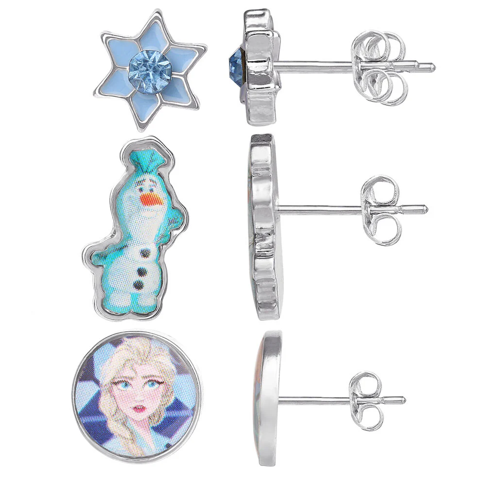 Set 3 Pares De Pendientes Frozen Disney - Image 2