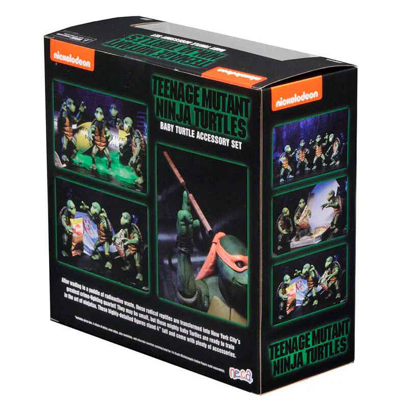 Set 4 Figuras Baby Turtles Las Tortugas Ninja 10Cm - Image 4
