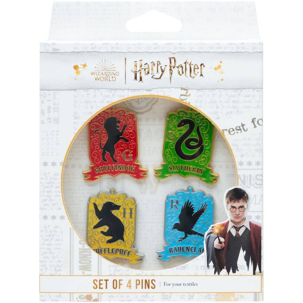 Set 4 Pins Hogwarts Harry Potter - Image 2