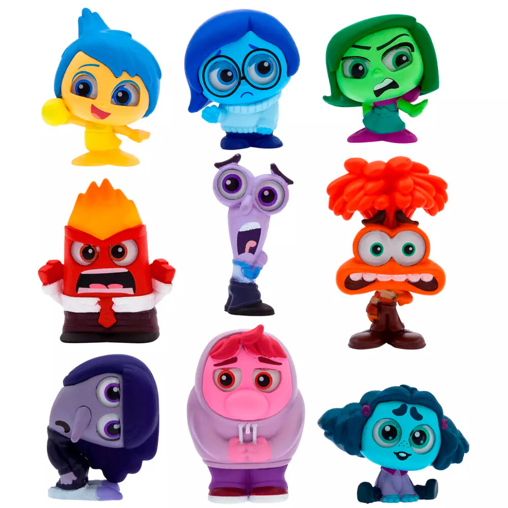 Set 9 Figuras Del Reves 2 Doorables Disney Pixar 4Cm - Image 2
