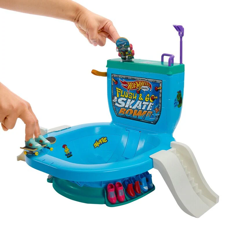 Set Bowl De Inodoro Skate Hot Wheels - Image 3