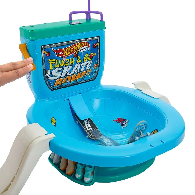 Set Bowl De Inodoro Skate Hot Wheels - Image 4