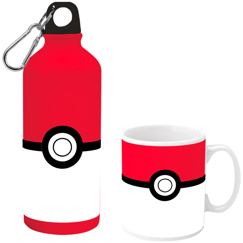 Set Cantimplora Aluminio + Taza Ceramica Pokemon - Image 2
