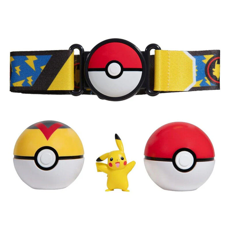 Set Cinturon Poke Ball Pikachu Pokemon Surtido - Image 3