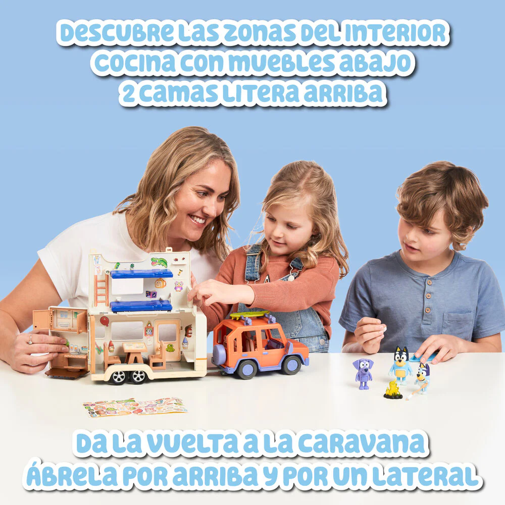Set Coche Familiar + Caravana Bluey - Image 7