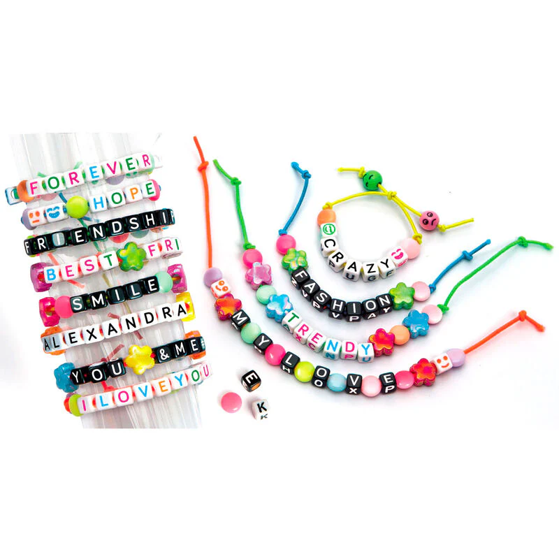 Set Creacion Pulseras Con Mensaje Crazy Chic - Image 2
