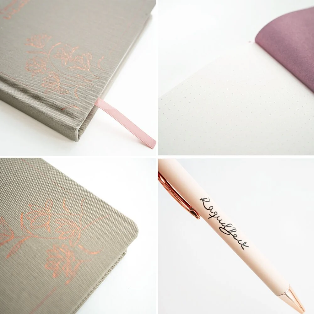 Set Cuaderno A5 + Boligrafo Raquel Beck - Image 4