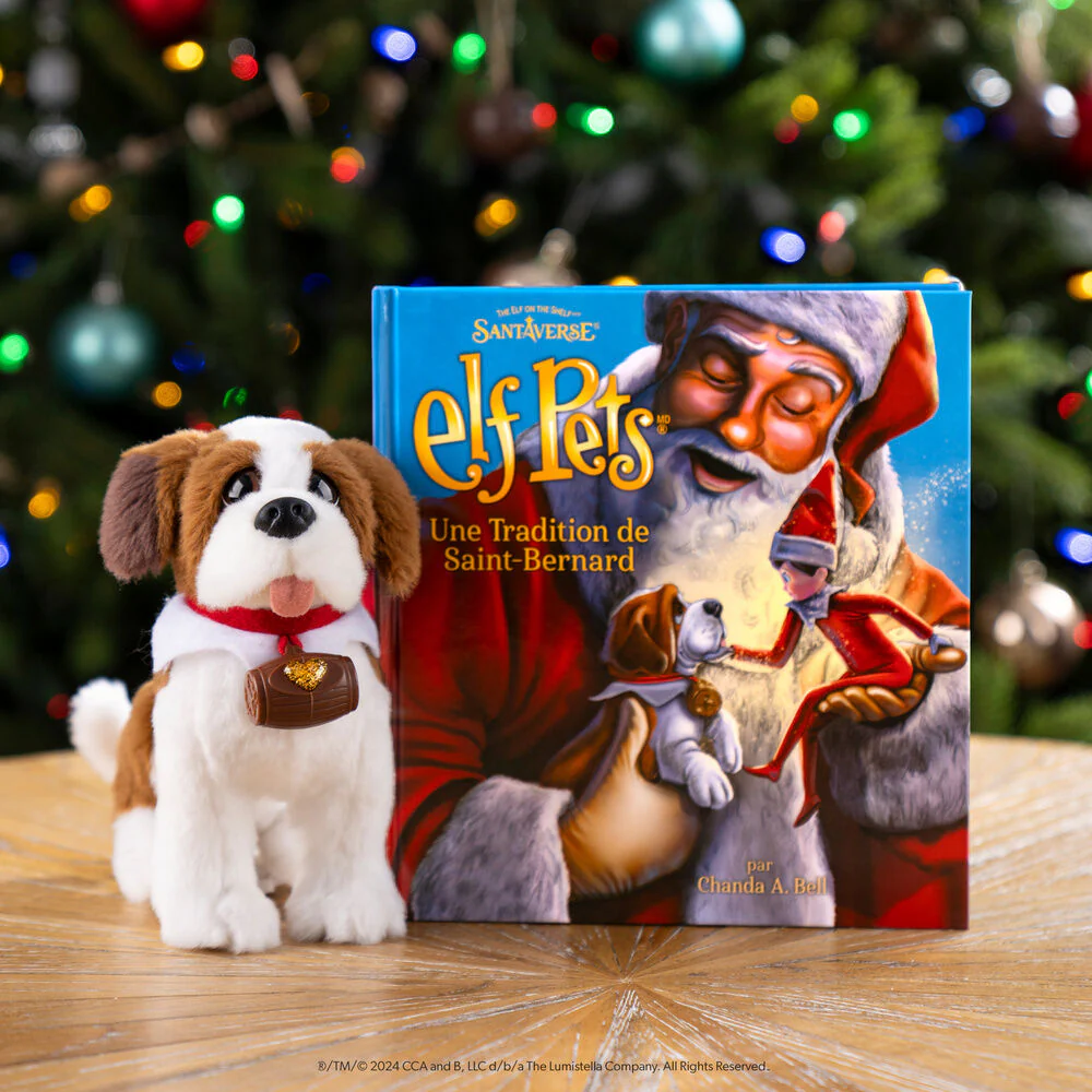 Set Cuento + Peluche Perro San Bernando Elf Pets Español - Image 2