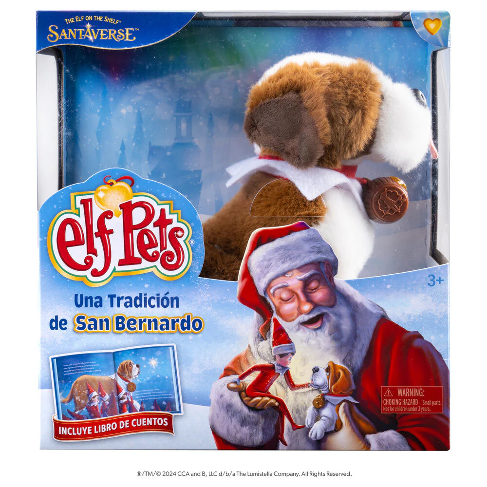 Set Cuento + Peluche Perro San Bernando Elf Pets Español - Image 3