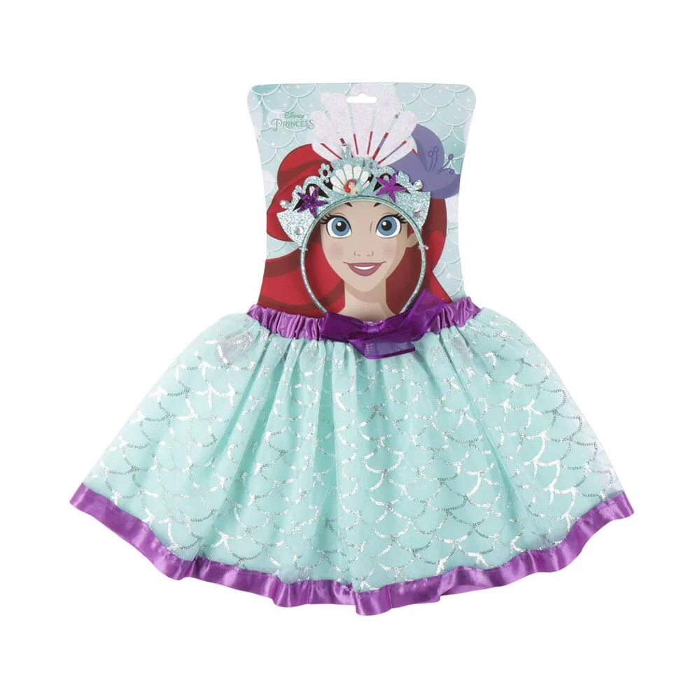 Set Diadema + Tutu La Sirenita Disney
