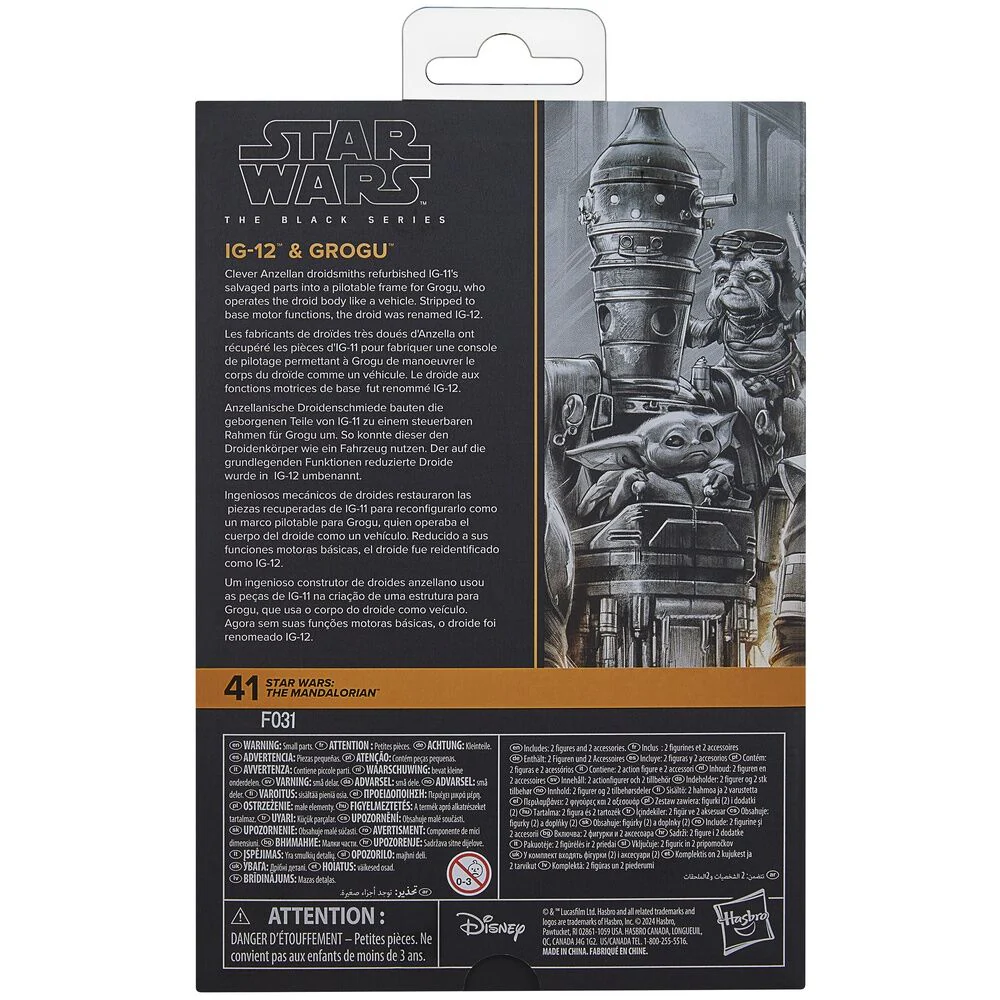 Set Figuras Ig-12 & Grogu The Mandalorian Star Wars 15Cm - Image 11