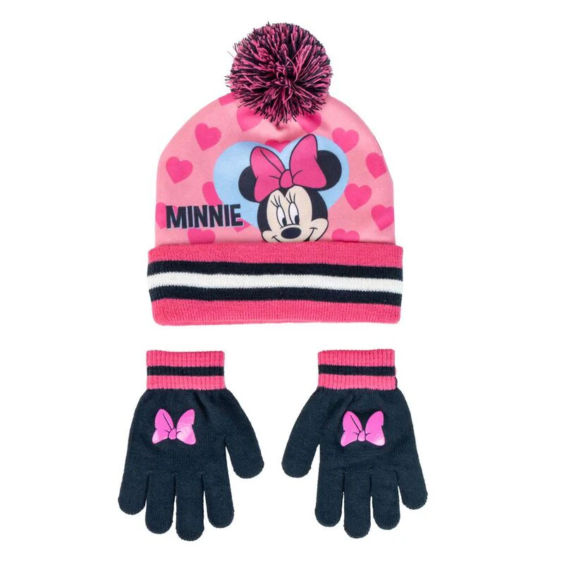 Set Gorro Y Guantes Minnie Disney